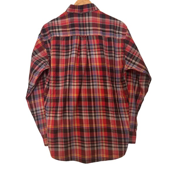 RRL Ralph Lauren Plaid Button-Down Shirt – Red Tartan Custom Fit, XXL - Picture 7 of 8